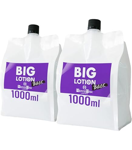 Amazon.co.jp: メンズマックス ビッグローション 2L(1L×2個)大容量